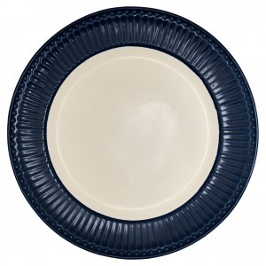 GreenGate Dinner plate Alice dark blue Ø 26.5 cm