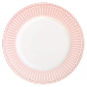 GreenGate Dessert Plate (small plate) Alice pale pink Ø 17.5 cm