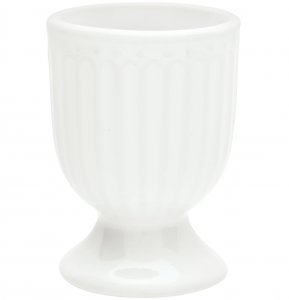 GreenGate Egg cup Alice white Ø 5 cm H 6.5 cm