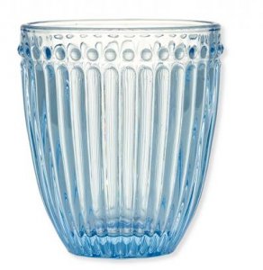 GreenGate Waterglas Alice lichtblauw (350ml)