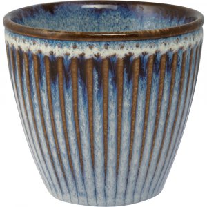 GreenGate Beker (Latte Cup) Alice oyster blauw 350 ml - Ø 10 cm