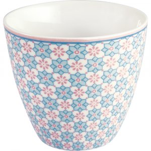GreenGate Beker (Latte Cup) Gwen mint 350 ml - Ø 10 cm