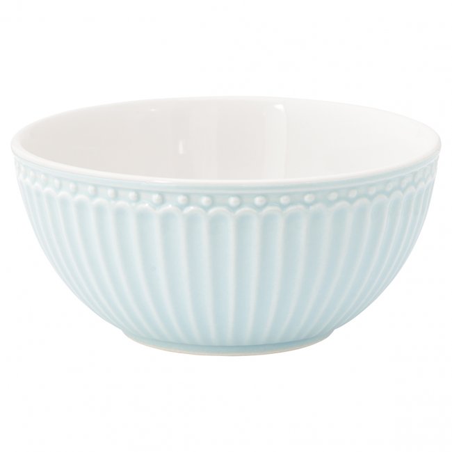 GreenGate Cereal bowl Alice pale blue Ø 14 cm | 500 ml - Click Image to Close