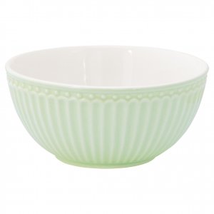 Greengate Ontbijtschaaltje Alice lichtgroen Ø 14 cm | 500 ml