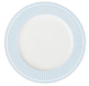 GreenGate Dinerbord Alice lichtblauw Ø 26.5 cm