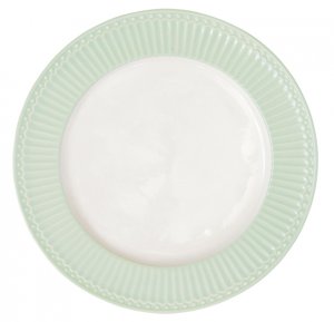 GreenGate Speiseteller - Dinnerplate Alice pale green Ø 26.5 cm