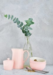 GreenGate Krug - Jug Alice pale pink (1 liter) H 17.6 cm