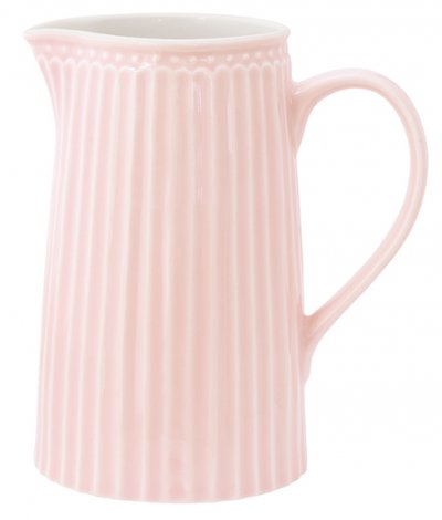 GreenGate Jug Alice pale pink (1 liter) H 17.6 cm