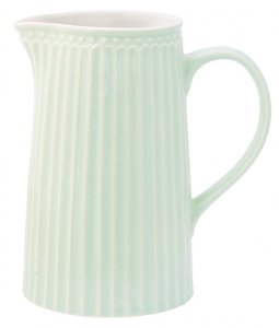 GreenGate Jug Alice pale green (1 liter) H 17.6 cm