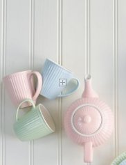 GreenGate Mug Alice pale pink 350 ml - H 10 cm - Ø 9 cm