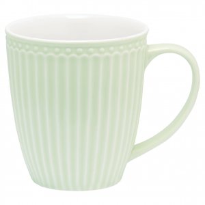 GreenGate Mug Alice pale green 350 ml - H 10 cm - Ø 9 cm