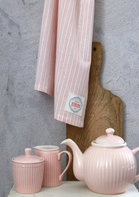 GreenGate Teekanne Alice pale pink 1 liter - Ø 17.5 cm - zum Schließen ins Bild klicken