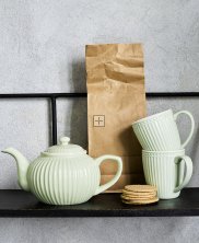 GreenGate Teapot Alice pale green 1 liter - Ø 17.5 cm