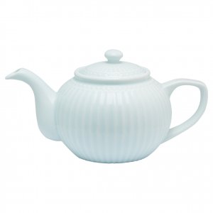 GreenGate Teekanne - Teapot Alice pale blue 1 liter - Ø 17.5 cm