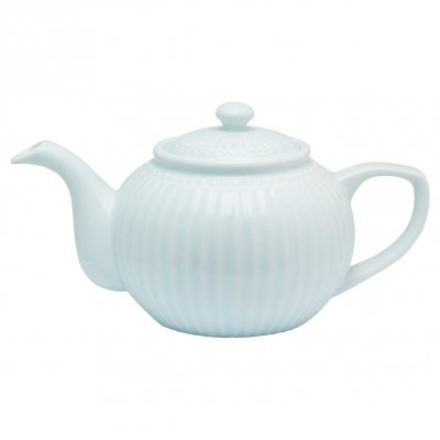 GreenGate Teekanne - Teapot Alice pale blue 1 liter - Ø 17.5 cm