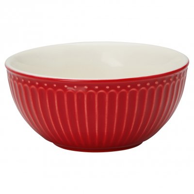 GreenGate Müslischale - Cereal Bowl Alice red Ø 14 cm | 500 ml