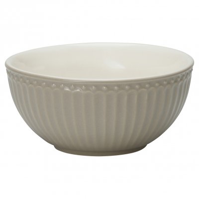 GreenGate Müslischale - Cereal Bowl Alice warm grey Ø 14 cm | 500 ml