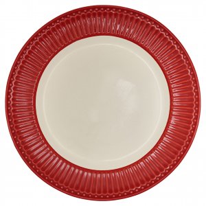 GreenGate Speiseteller - Dinnerplate Alice red Ø 26.5 cm