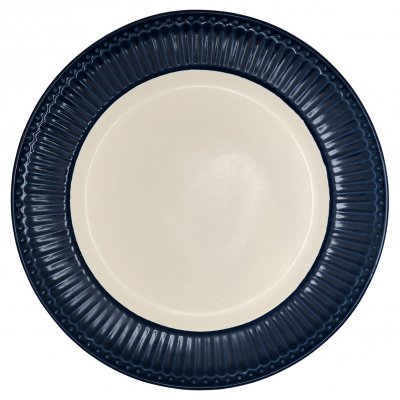 GreenGate Dinner plate Alice dark blue Ø 26.5 cm