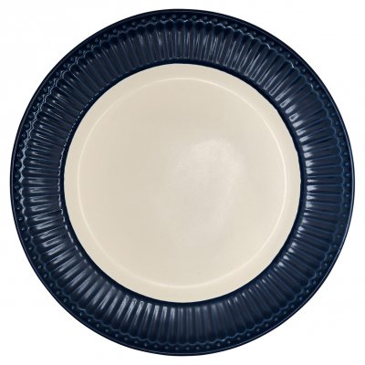 GreenGate Dinerbord Alice donkerblauw Ø 26.5 cm