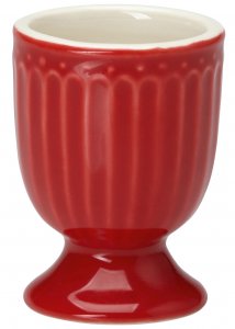GreenGate Egg cup Alice red Ø 5 cm H 6.5 cm