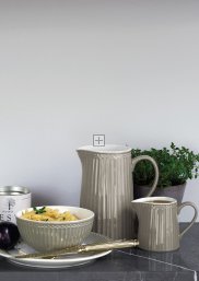 GreenGate Jug Alice warm grey (1 liter) H 17.6 cm