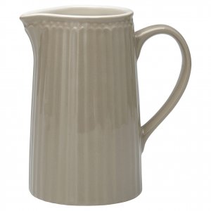 GreenGate Krug Alice warm grey (1 liter) H 17.6 cm