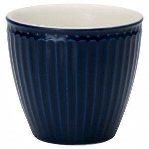 GreenGate Latte cup Alice dark blue 300 ml - Ø 10 cm