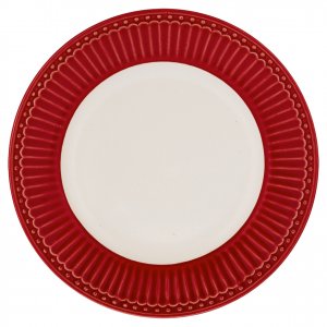 GreenGate Dessert Plate (small plate) Alice red Ø 17.5 cm