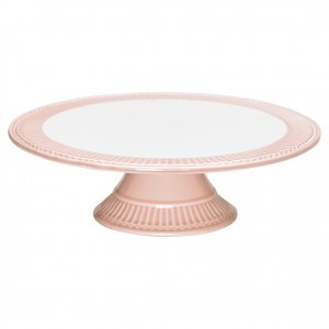 GreenGate Cake plate Alice pale pink Ø 28 cm