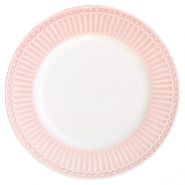 GreenGate Dessert Plate (small plate) Alice pale pink Ø 17.5 cm - Click Image to Close
