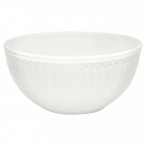 GreenGate Müslischale - Cereal Bowl Alice weiß Ø14 cm | 500 ml