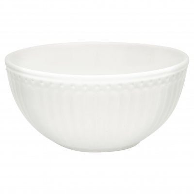 GreenGate Müslischale - Cereal Bowl Alice weiß Ø14 cm | 500 ml