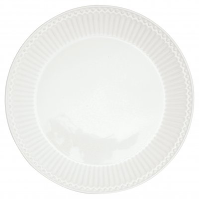 GreenGate Frühstücksteller - Plate Alice white Ø 23 cm