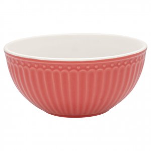 GreenGate Müslischale - Cereal Bowl Alice coral Ø 14 cm | 500 ml