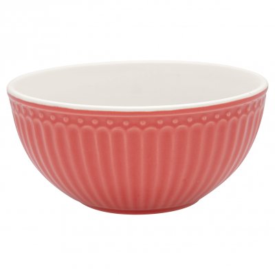 GreenGate Müslischale - Cereal Bowl Alice coral Ø 14 cm | 500 ml