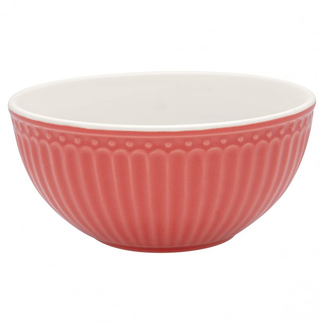 GreenGate Cereal bowl Alice Coral Ø 14 cm | 500 ml - Click Image to Close