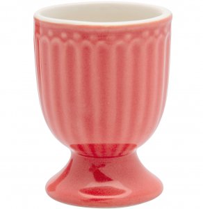 GreenGate Egg cup Alice Coral Ø 5 cm H 6.5 cm