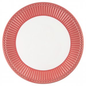 GreenGate Lunch Plate Alice coral Ø 23 cm | Breakfast plates