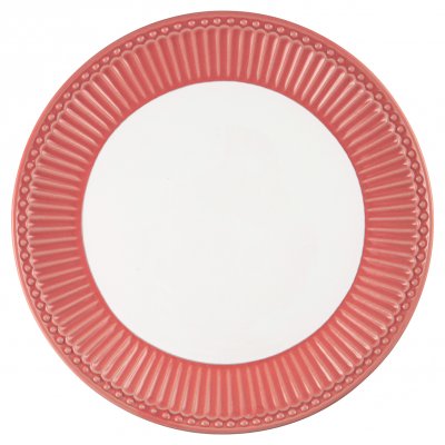 GreenGate Lunch Plate Alice coral Ø 23 cm | Breakfast plates