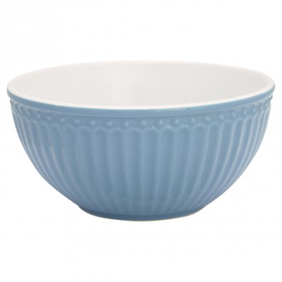 GreenGate Ontbijtschaaltje Alice Nordic Sky blauw Ø 14 cm | 500 ml