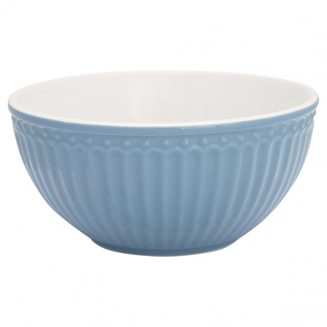 GreenGate Müslischale - Cereal Bowl Alice Nordic Sky blue Ø 14 cm | 500 ml - zum Schließen ins Bild klicken