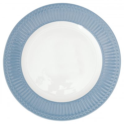 GreenGate Dinerbord Alice Nordic Sky blue Ø 26.5 cm