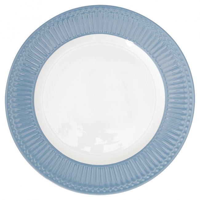 GreenGate Dinerbord Alice Nordic Sky blue Ø 26.5 cm - Klik op de afbeelding om het venster te sluiten