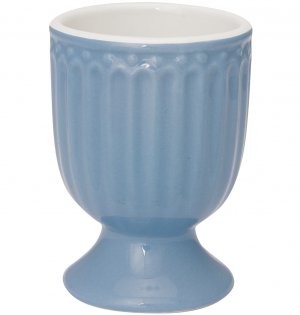 GreenGate eierdopje Alice Nordic Sky blauw Ø 5 cm H 6.5 cm