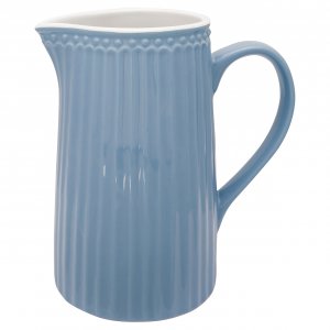 GreenGate Jug Alice Nordic Sky blue (1 liter) H 17.6 cm