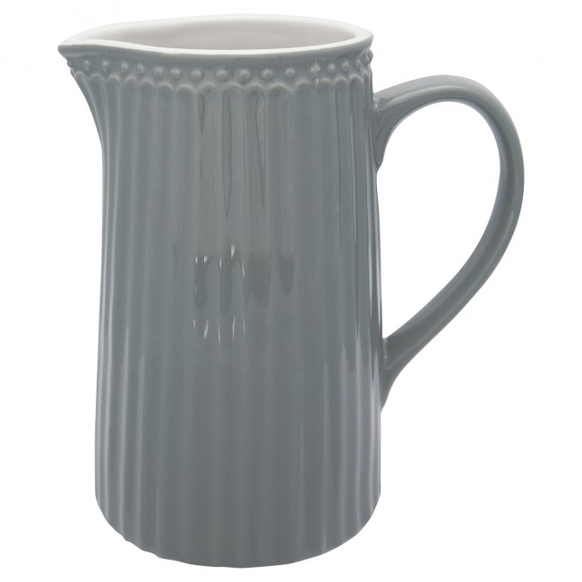 Greengate Schenkkan Alice Nordic Steen grijs (1 liter) H 17.6 cm - Klik op de afbeelding om het venster te sluiten