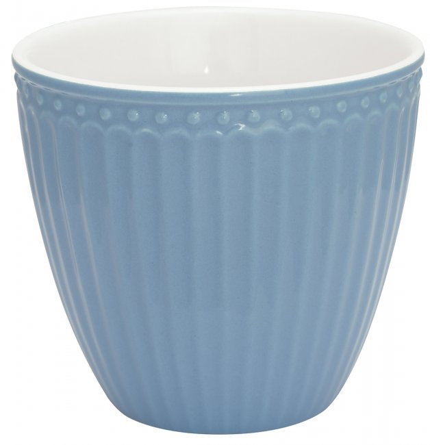GreenGate Latte cup (beker) Alice Nordic Sky blauw 300 ml - Klik op de afbeelding om het venster te sluiten