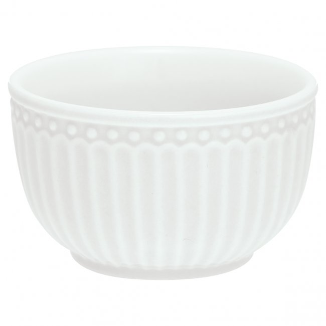 GreenGate Mini (Dip)Schaaltje Alice wit 150 ml - H 5 cm - Ø 8.5 cm - Klik op de afbeelding om het venster te sluiten