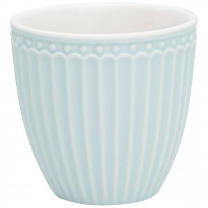 GreenGate Mini latte cup (espresso becher) Alice pale blue 125 ml - H 7 cm - Ø 7 cm